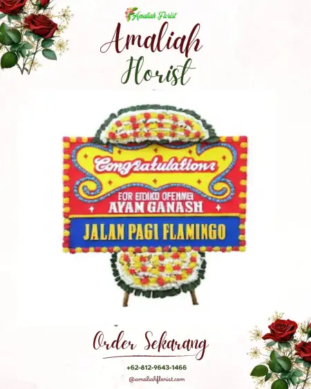 Sewa Papan Bunga Cantigi